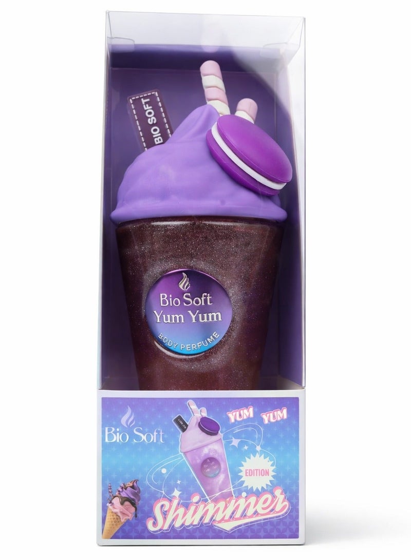 بيو سوفت يم يم عطر الجسم اللامع برائحة بلو بيري - نسائي - 200 مللي - Image 1